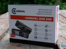 Новый видеообзор Camshel DVR 240. Видеорегистратор с двумя камерами