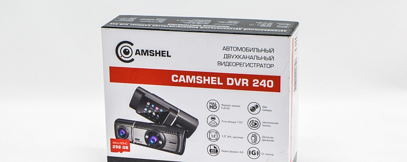 Обзор автомобильного двухканального видеорегистратора CamShel DVR 240 GPS